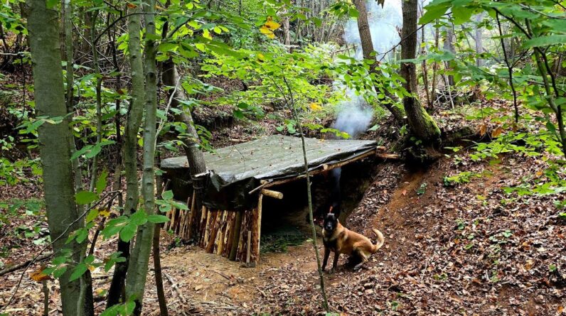 Rain & Snow Survival Shelter | Preparing for Harsh Weather in the Wild