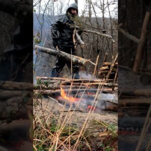 Building a Shelter in the Rain 🌧️🔥