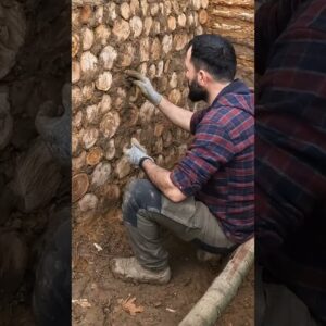 Ormanda Köpeğimle Sıcak Barınak İnşa Ettim 🔥🐕