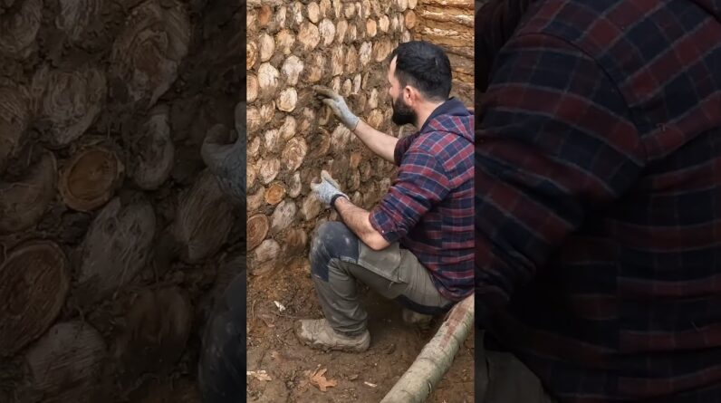 Ormanda Köpeğimle Sıcak Barınak İnşa Ettim 🔥🐕